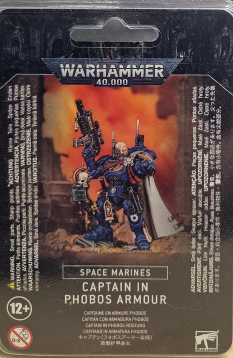 Games Workshop Warhammer 40.000 Space Marines Primaris Captain Phobos Armour SP-01-xx