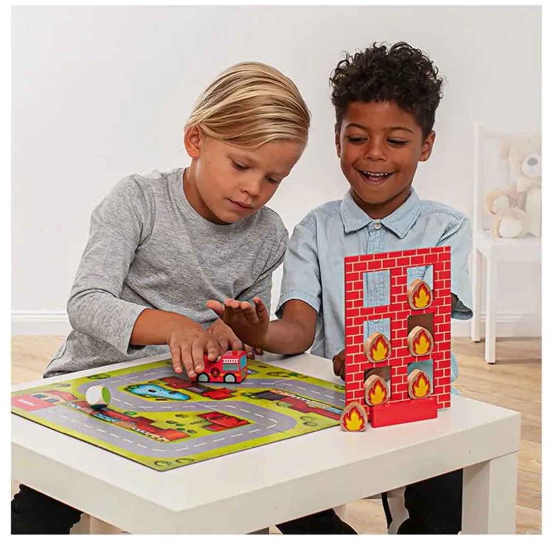 Beleduc Fire Alarm Houten Spel 22890 - Multicolor
