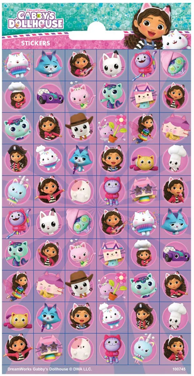 ThimbleToys Gabby's Poppenhuis Stickers