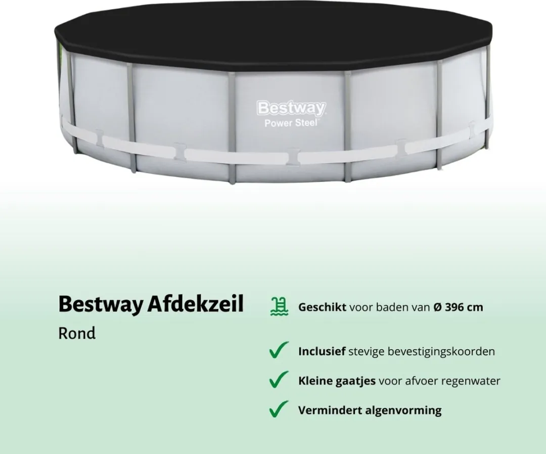 Bestway Steel Pro Zwembad 396x84cm - Blauw - 8680L