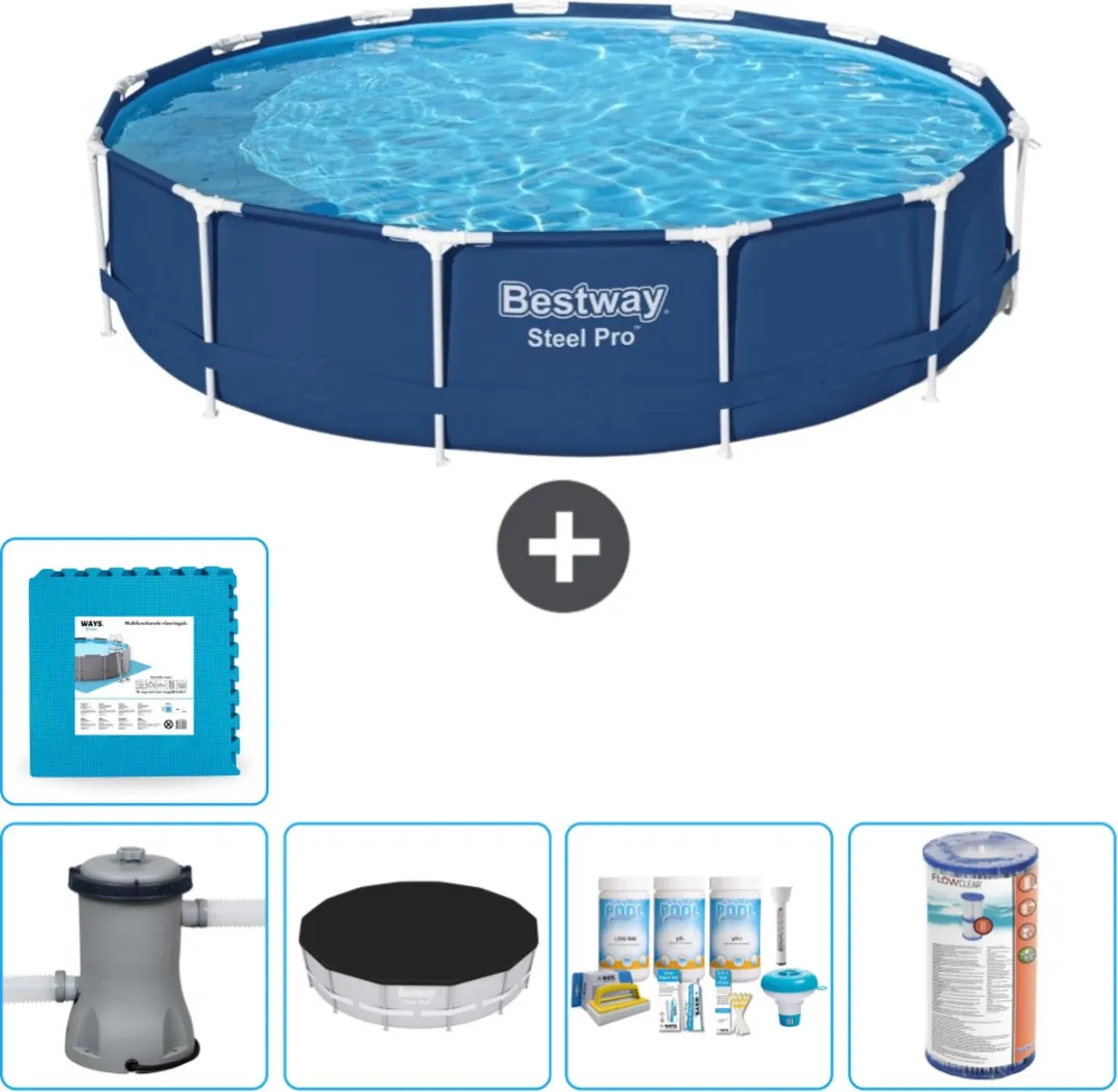 Bestway Steel Pro Zwembad 396x84cm