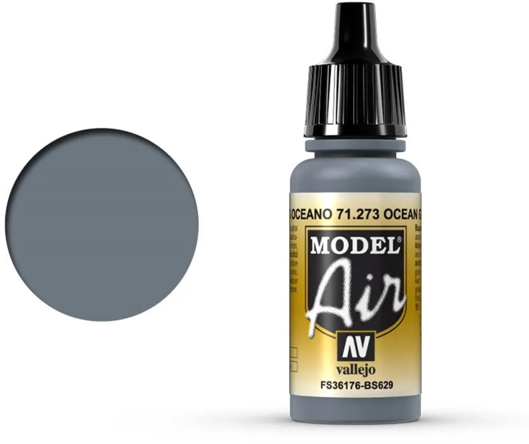 Vallejo Model Air Ocean Gray Acrylverf 17ml