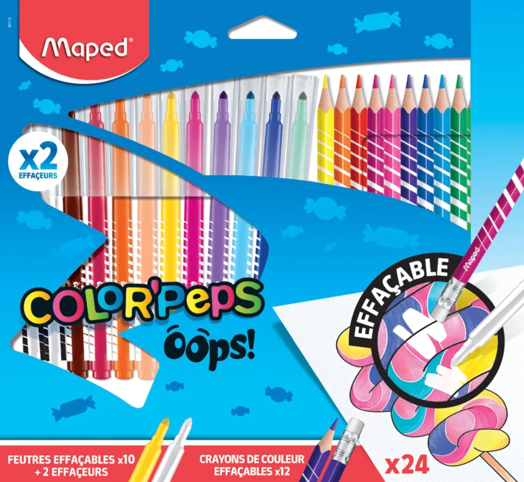 Maped Color'Peps OOPS Viltstift & Kleurpotloodset