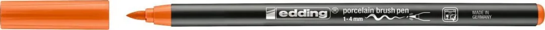 edding 4200 Porselein Brushpen Oranje