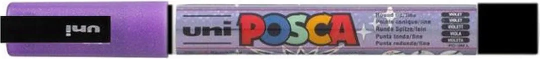Posca Uni Posca Verfmarker Glitter Paars