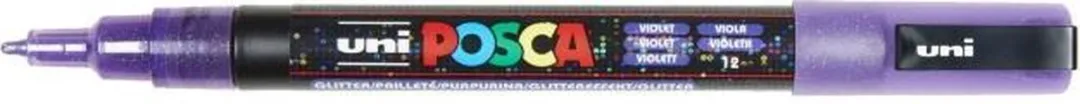Posca Uni Posca Verfmarker Glitter Paars