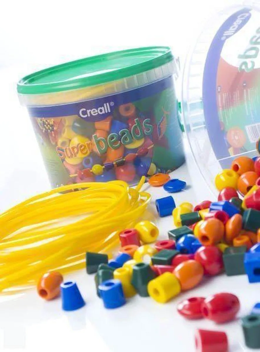 Creall Glanzende Superkralen 245 Stuks - Multicolor