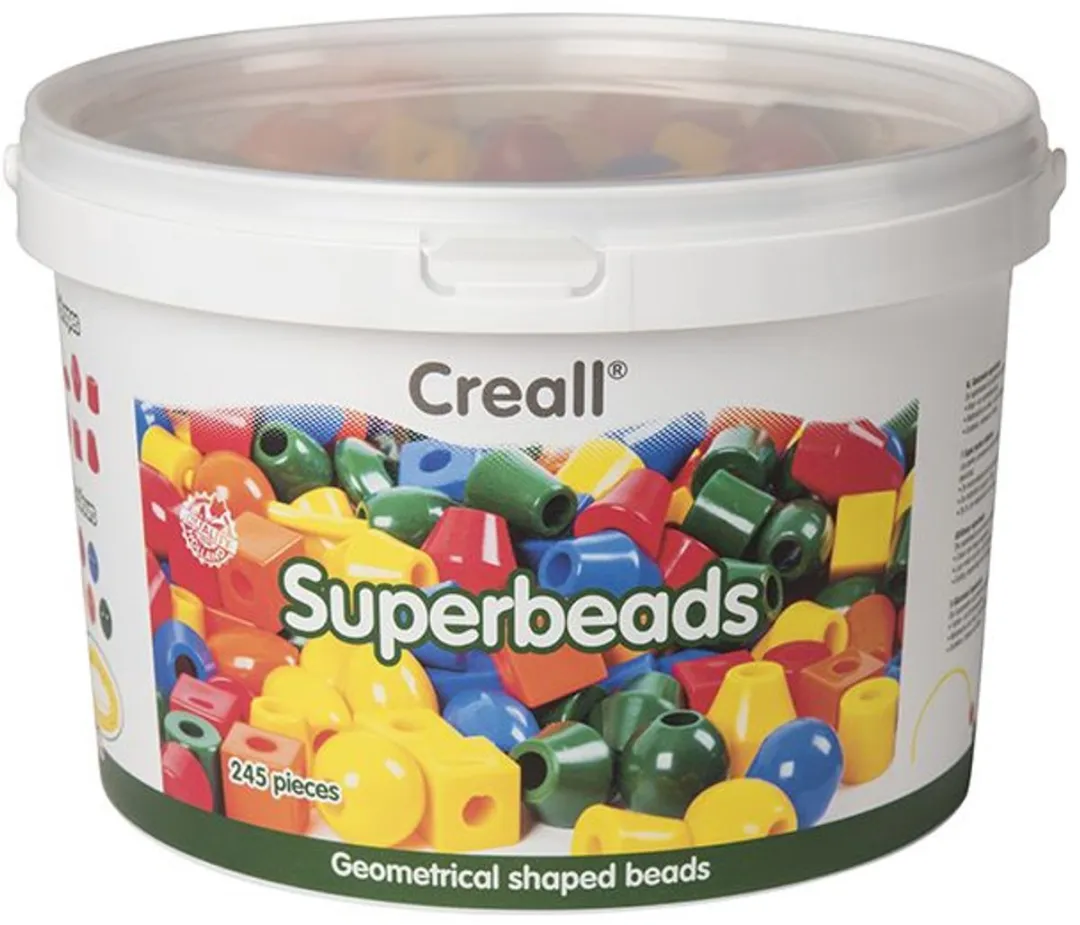 Creall Glanzende Superkralen 245 Stuks - Multicolor - afbeelding 6 van 6