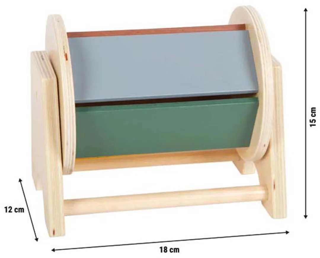 Small Foot Houten Montessori Draaiende Trommel 12742