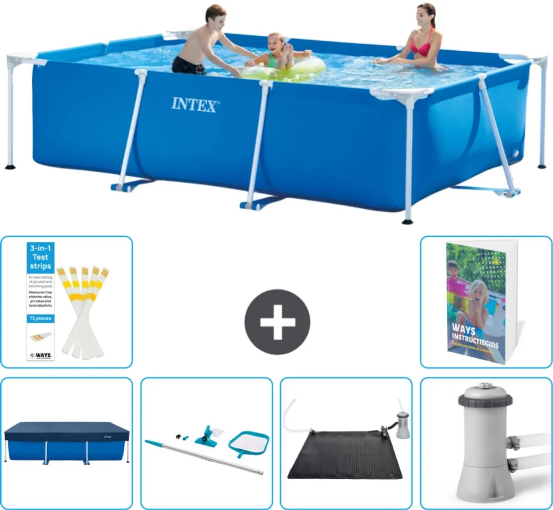 Intex Rechthoekig Frame Zwembad 300x200x75cm