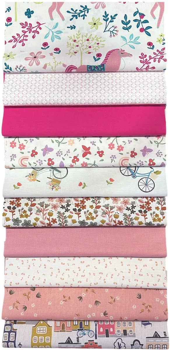 BINK Bedding Quilt Patchwork Roze 25x25cm
