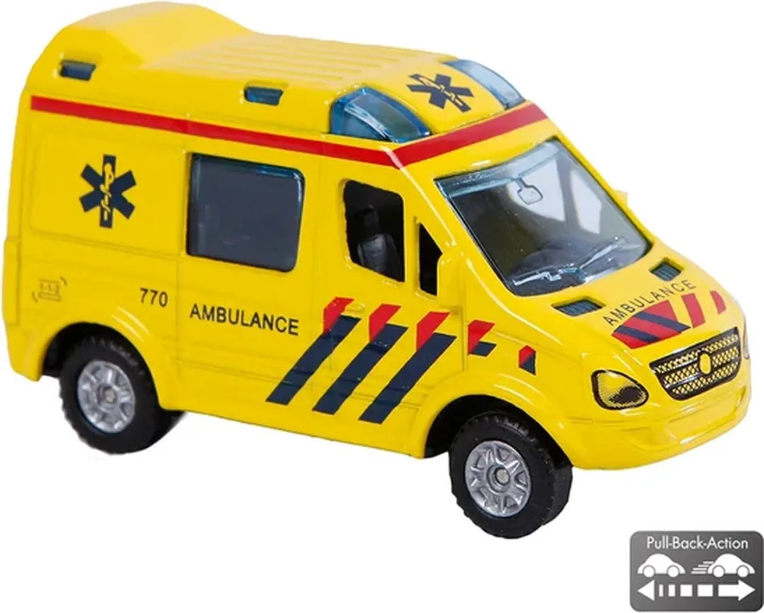 Kids Globe Die-cast Ambulance NL Blauw - MPN 520085