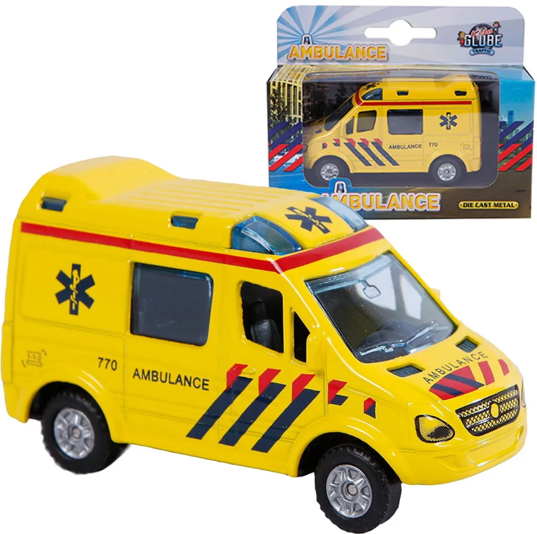 Kids Globe Die-cast Ambulance NL Blauw - MPN 520085