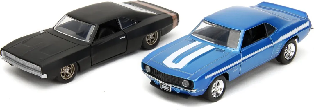 Jada Toys Fast & Furious Twin Pack 1:32 Wave 2 - Zwart/Blauw - afbeelding 6 van 6