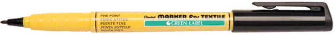 Pentel NM10 Textielmerkpen - Zwart