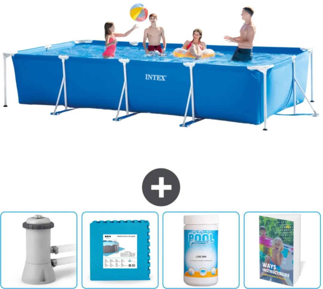 Intex Rechthoekig Frame Zwembad 450x220x84cm