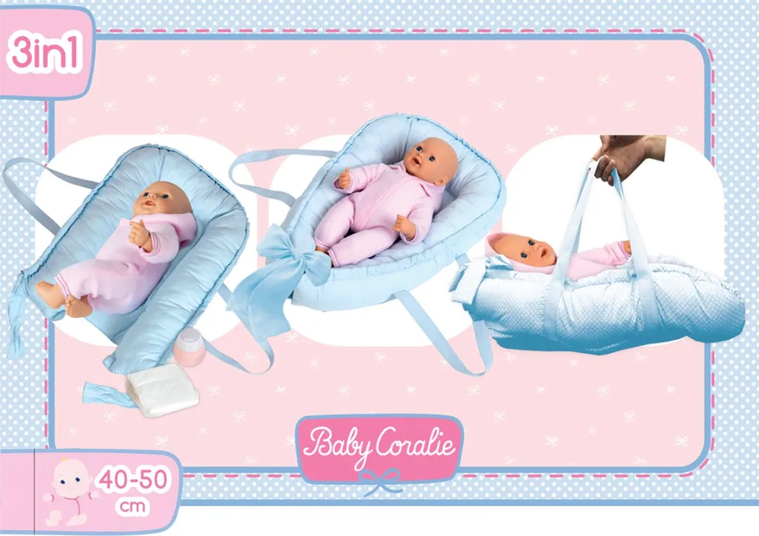 Klein Toys Baby Coralie Verschoon- en Draagnest - Blauw - afbeelding 6 van 6