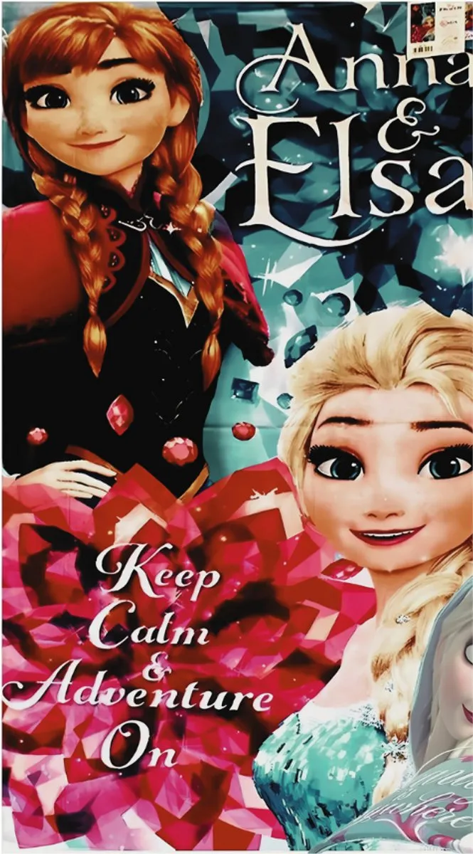 Disney Frozen Anna en Elsa Strandlaken 70x140cm