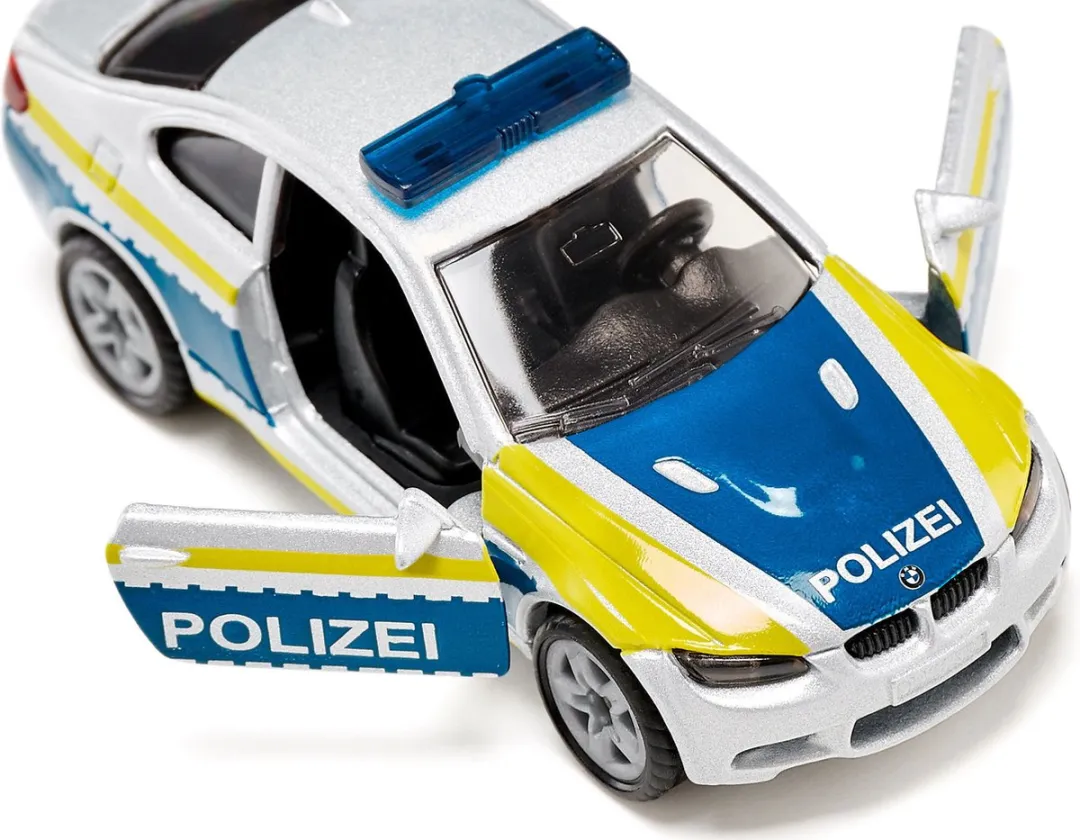 SIKU 1532 BMW M3 Politieauto - Blauw/Zilver/Geel