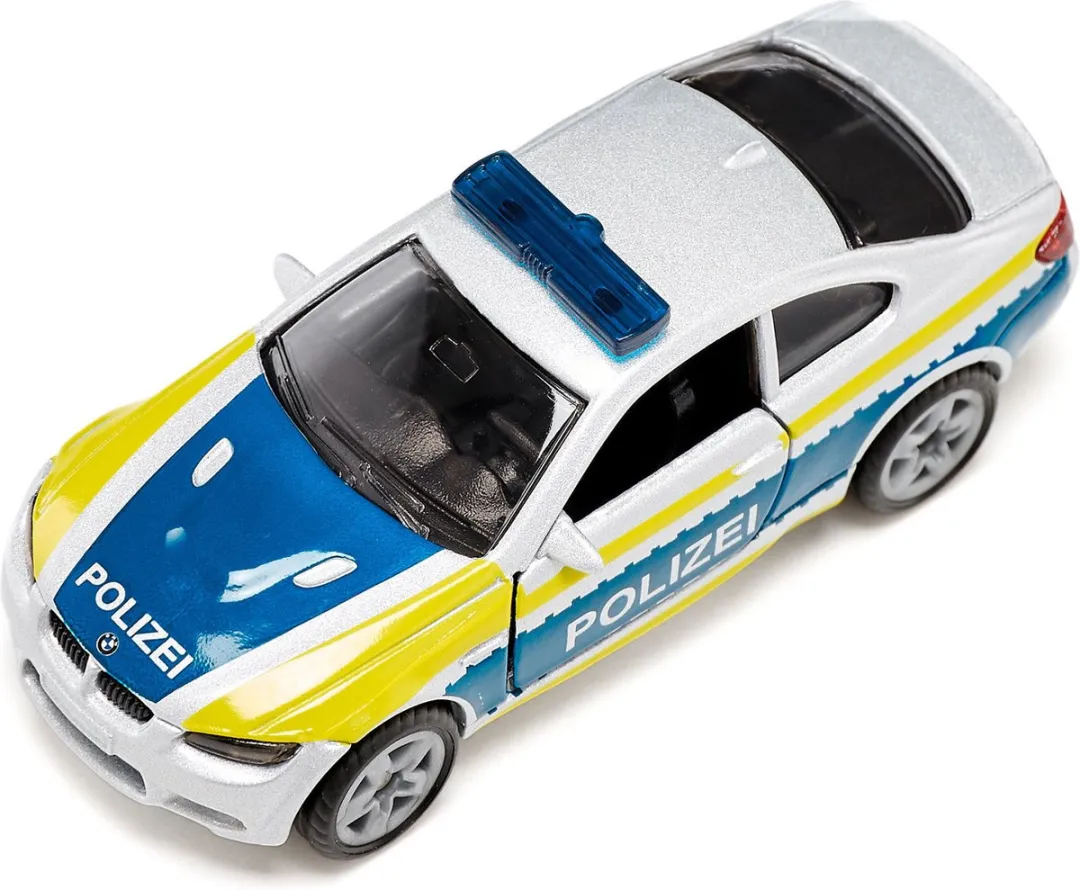 SIKU 1532 BMW M3 Politieauto - Blauw/Zilver/Geel