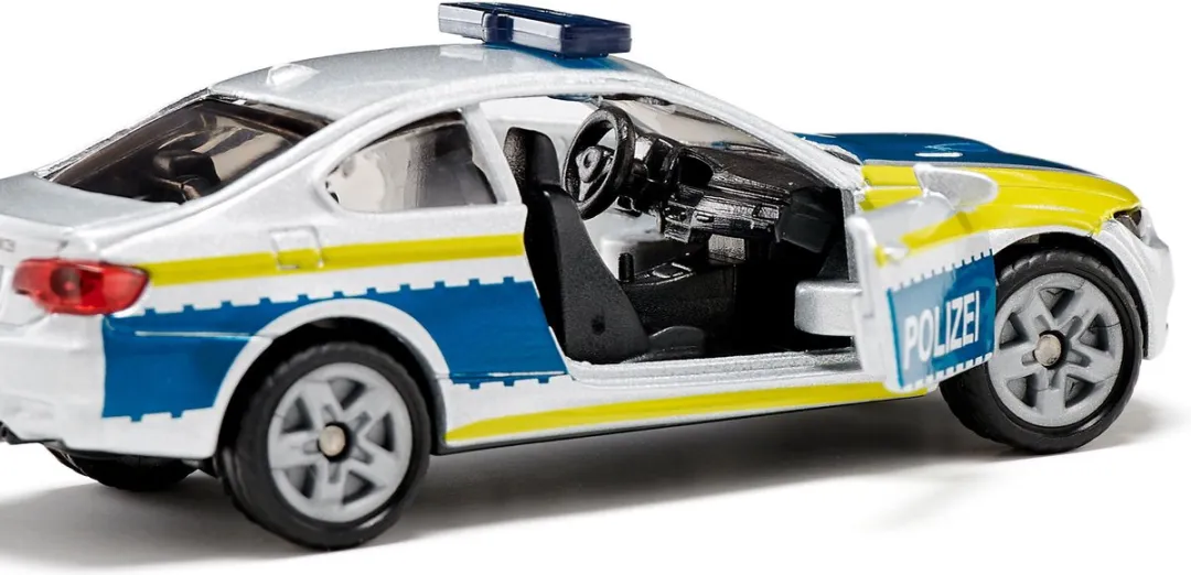 SIKU 1532 BMW M3 Politieauto - Blauw/Zilver/Geel