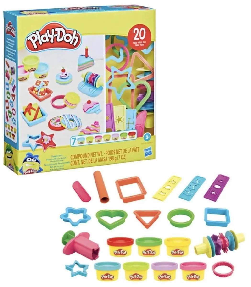 Hasbro Play-Doh Imagine Shales Set - 27 Stuks - Multi
