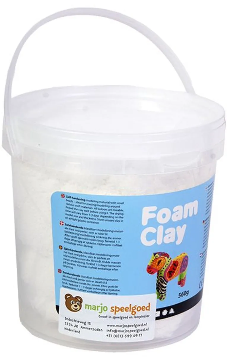 Foam Clay - Klei - 560 gr - Wit