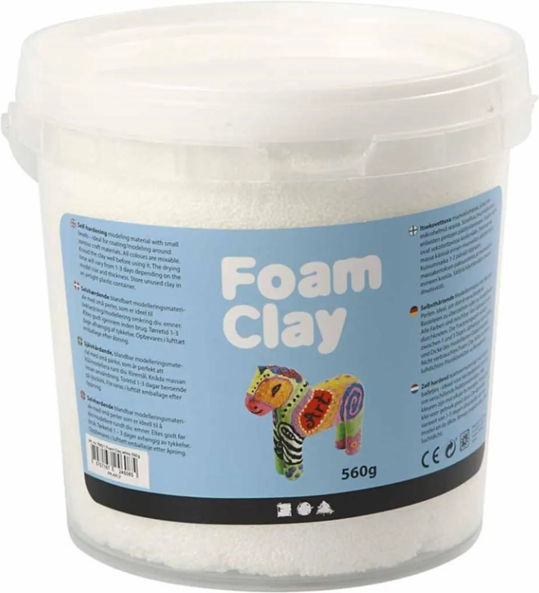 Foam Clay - Klei - 560 gr - Wit