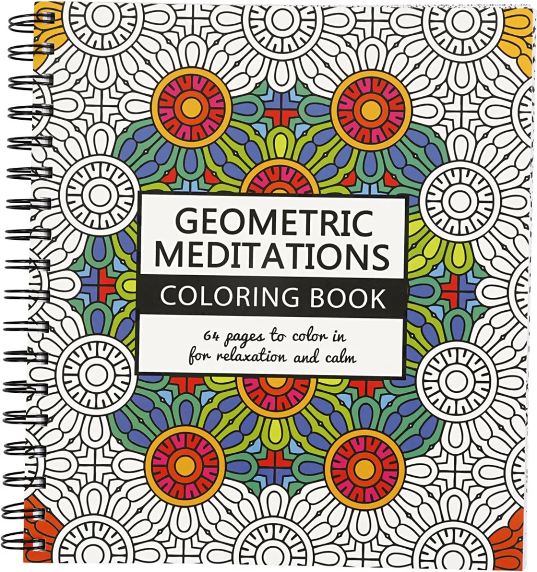 Creativ Company Geometric Meditations Kleurboek - 64 Pagina's - Multikleurig