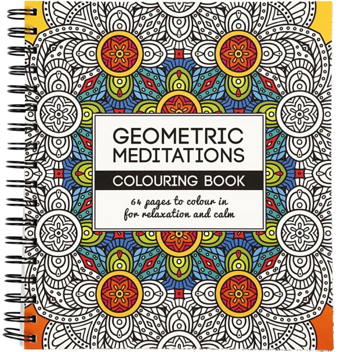 Creativ Company Geometric Meditations Kleurboek - 64 Pagina's - Multikleurig