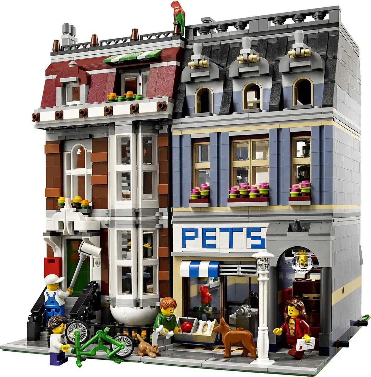LEGO Dierenwinkel 10218 - 2032 Stukken - 4 Minifiguren