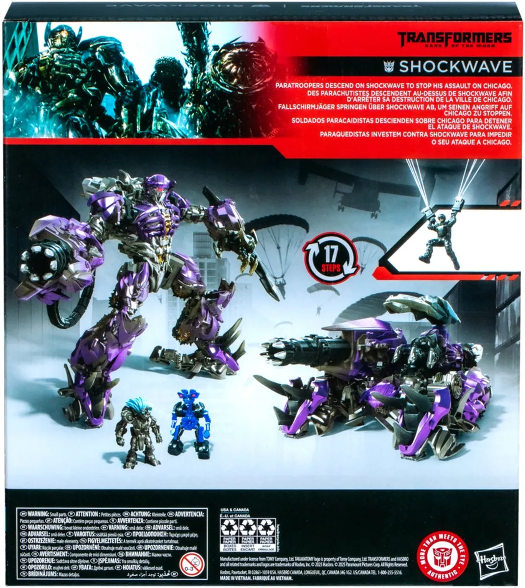 Hasbro Transformers Studio Series Shockwave Action Figuur - 21cm - Multi - afbeelding 6 van 6