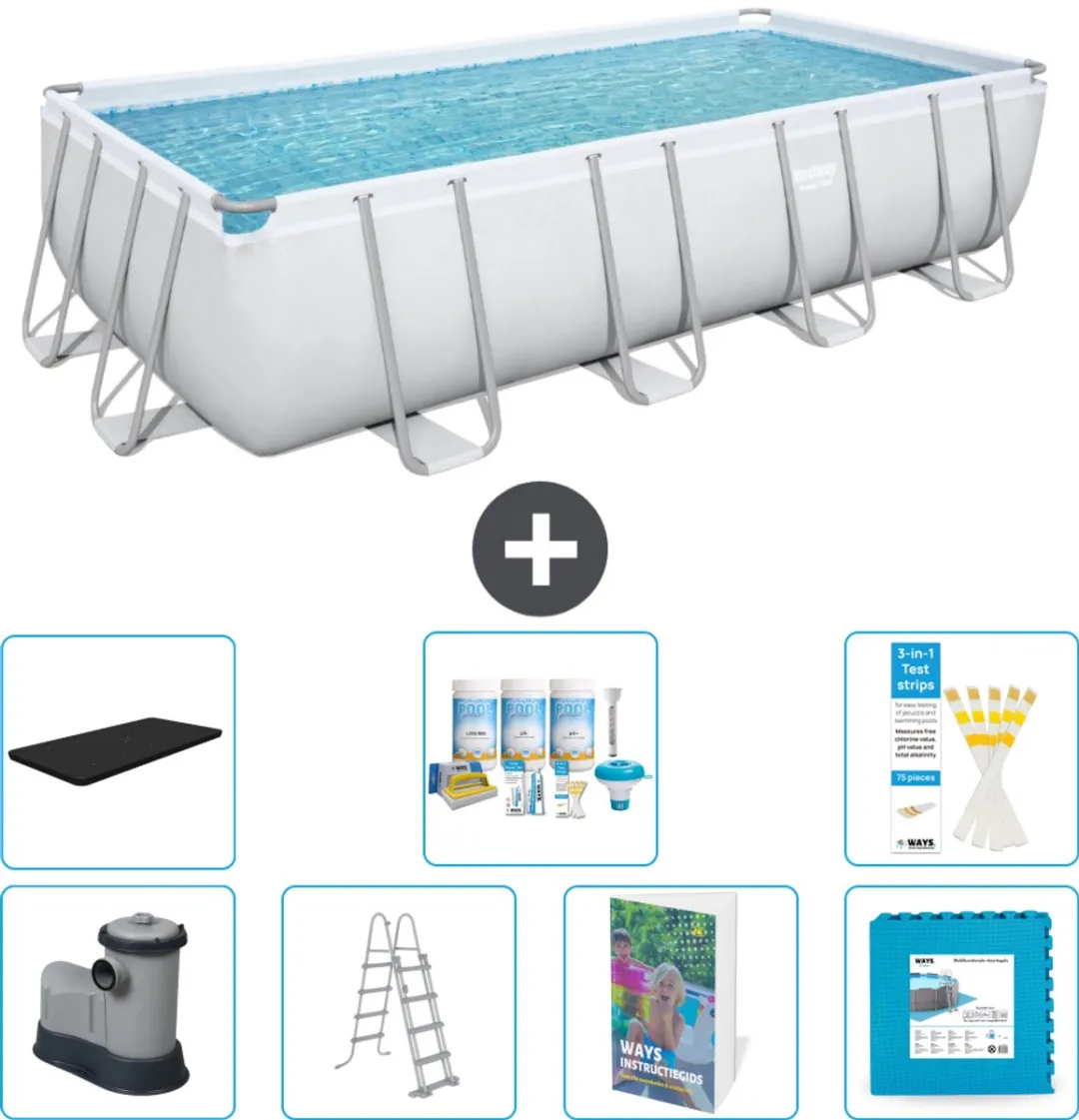 Bestway Power Steel Zwembad 549x274cm
