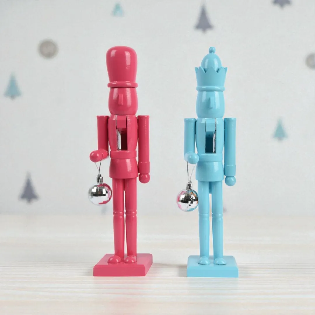 Kaemingk Houten Notenkrakers Set 2 Stuks