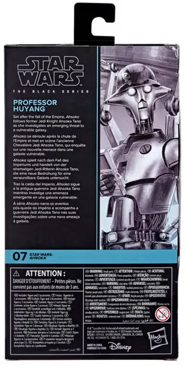 Hasbro Star Wars Ahsoka Black Series Professor Huyang - Staand Figuur - 15cm - Multi - afbeelding 4 van 6