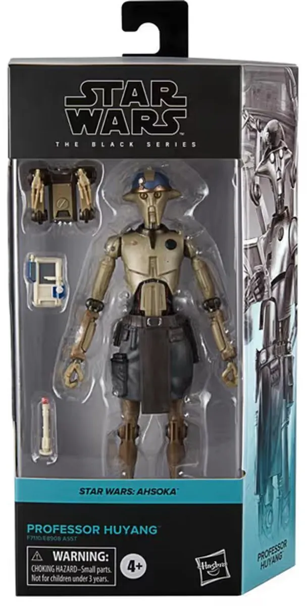 Hasbro Star Wars Ahsoka Black Series Professor Huyang - Staand Figuur - 15cm - Multi - afbeelding 5 van 6