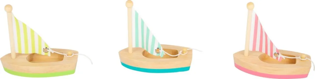 Small Foot Houten Zeilboten Set 3 Stuks