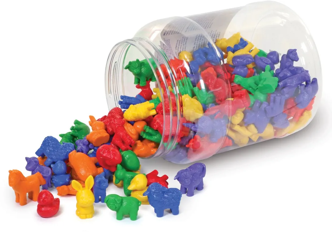 Learning Resources Boerderijdieren Teller Set 144 Stuks - Multicolor