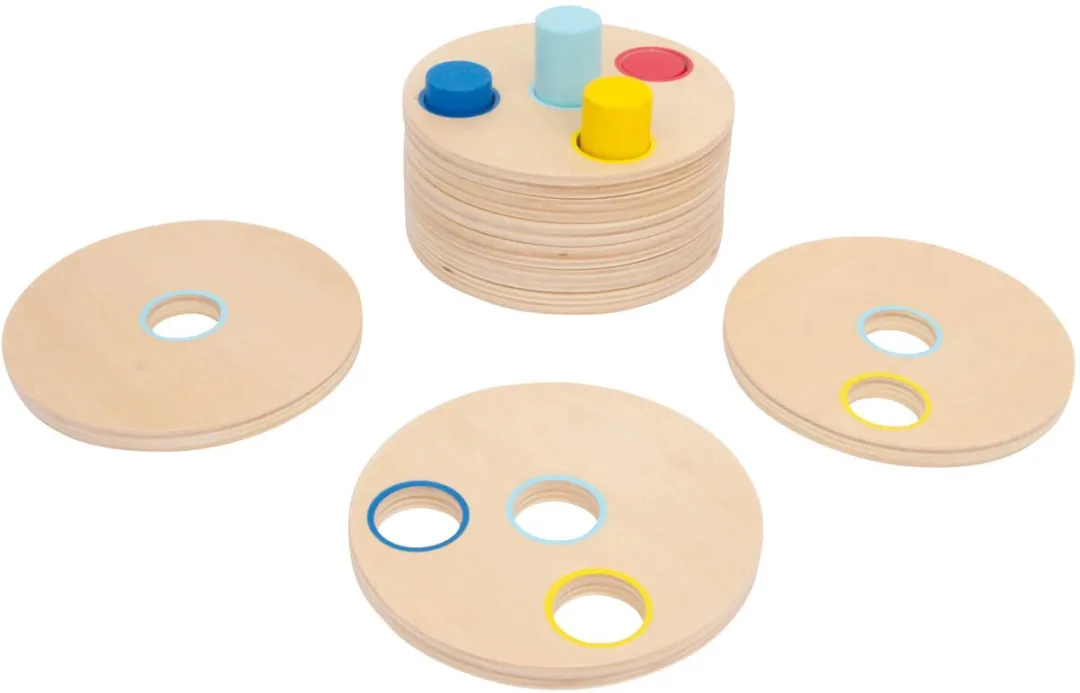 Small Foot Logisteck Houten Stapelspel - 9-delig - Multicolor