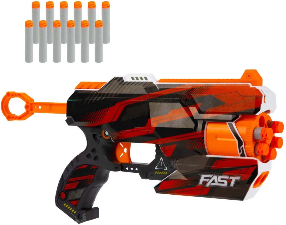 Toi-Toys Strikex Afschietpistool Six-Shot Cyclone 12 Pijlen