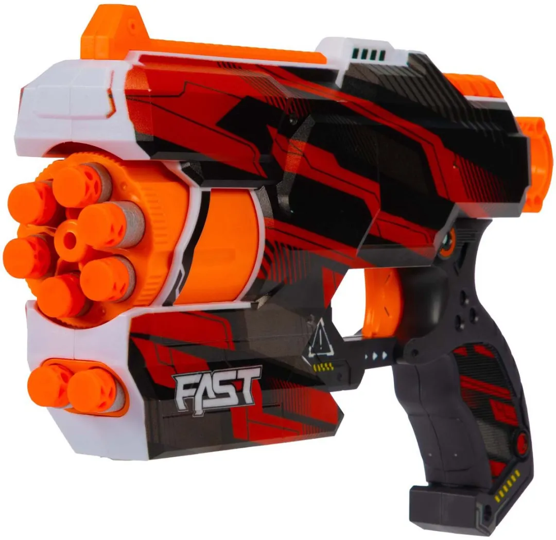 Toi-Toys Strikex Afschietpistool Six-Shot Cyclone 12 Pijlen - Multi
