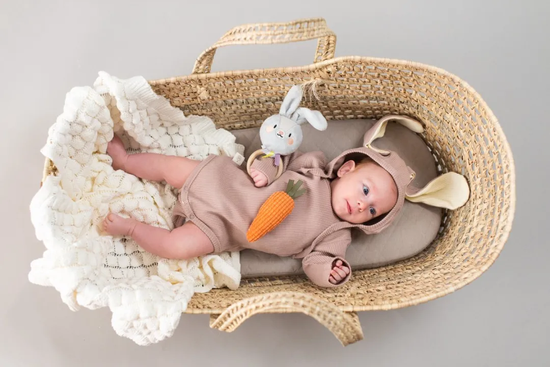 Taf Toys Rylee Bunny Rammelaar & Bijtring - Meerkleurig
