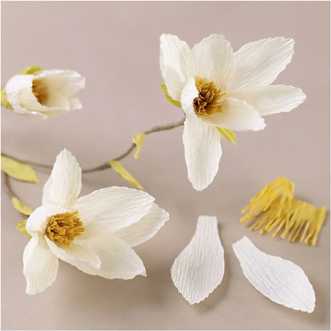 Creativ Company Crêpepapier Magnoliatak - 3 Kleuren Multicolor