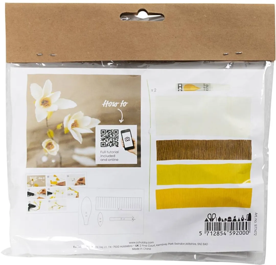 Creativ Company Crêpepapier Magnoliatak - 3 Kleuren Multicolor
