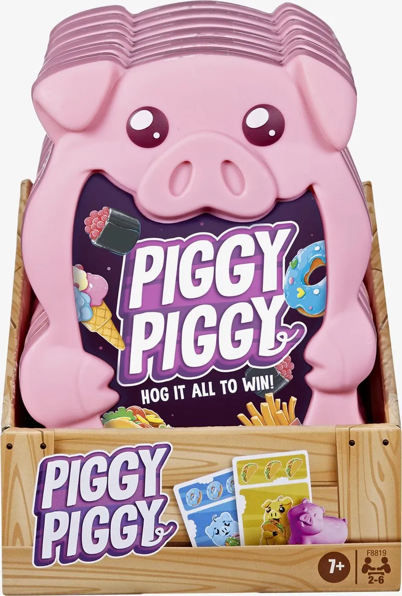 Hasbro Gaming Piggy Piggy Kaartspel - 2-6 Spelers