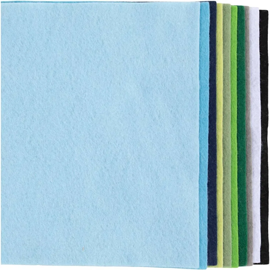 Creativ Company Hobbyvilt A4 Multicolor - 10 Stuks