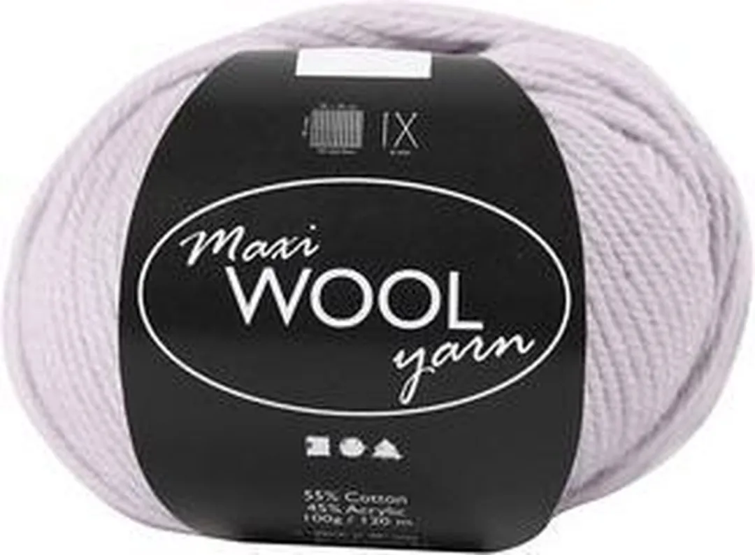Creativ Company Wolgaren Zacht Roze - 125m