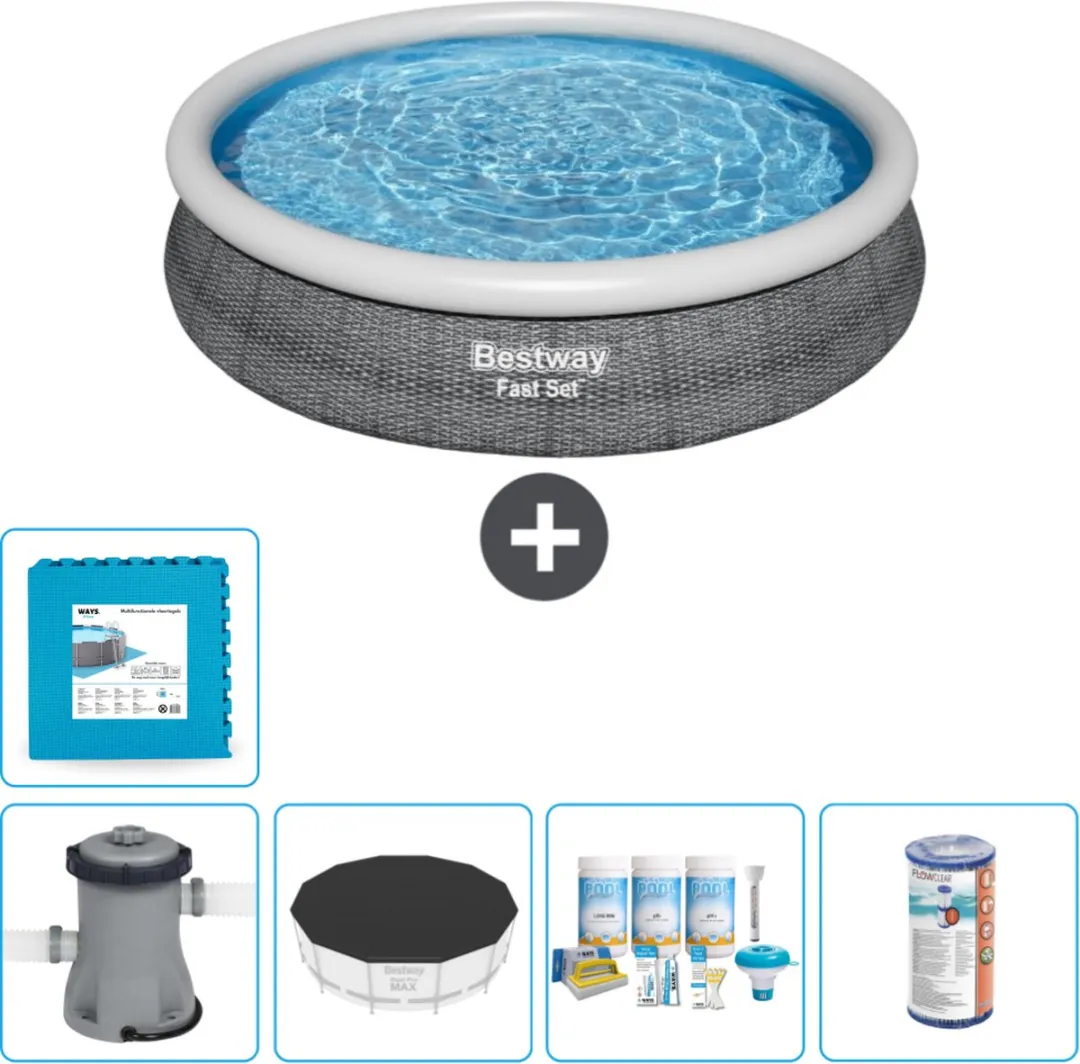 Bestway Fast Set Rond Zwembad 366cm