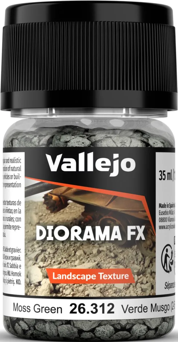 Vallejo Landscape Textures 312 Mosgroen 35ml