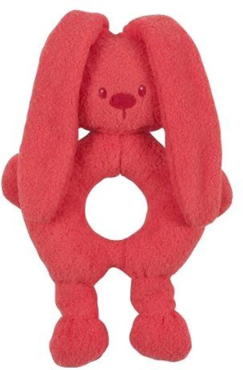 Nattou Ringrammelaar Konijn - Rood